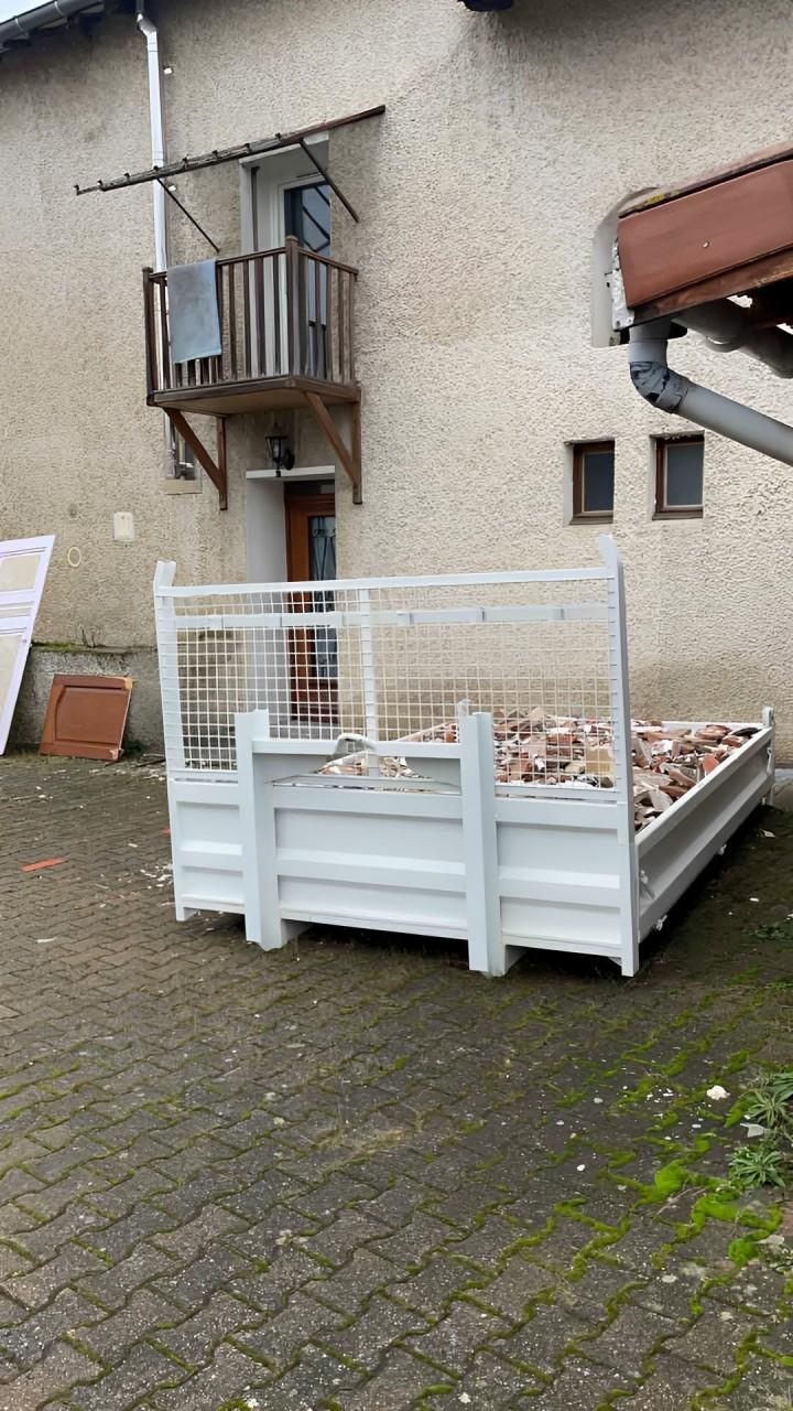 Nos bennes à gravats 3m2 pour gravats Villefranche-sur-Saône